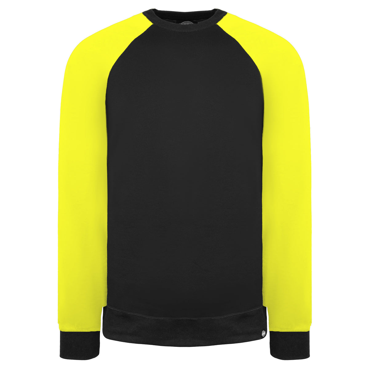 Dickies Two Tone Mens Black/Yellow Sweater