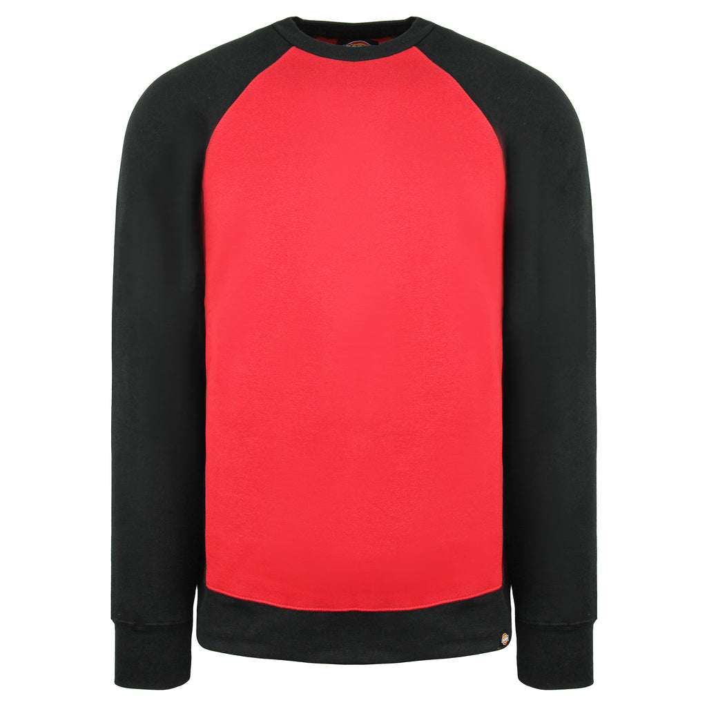 Dickies Two Tone Mens Red/Black Sweater