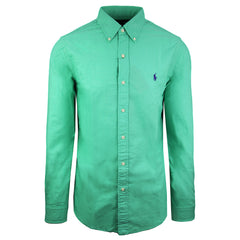Ralph Lauren Slim Fit Mens Green Oxford Shirt