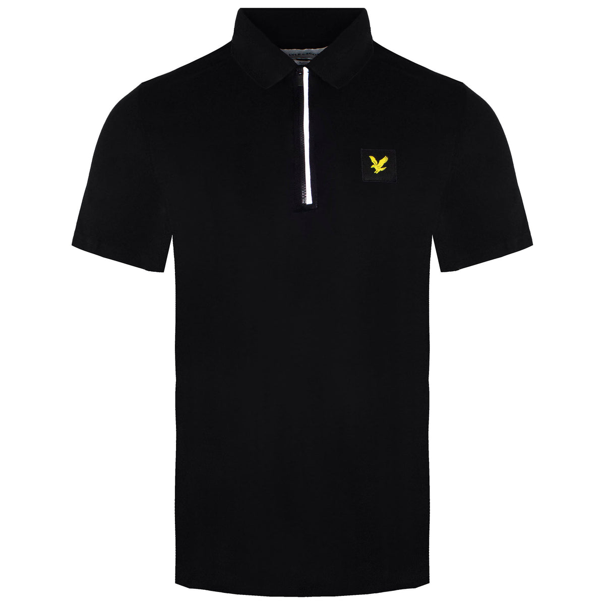 Lyle & Scott Detail Mens Black Polo Shirt