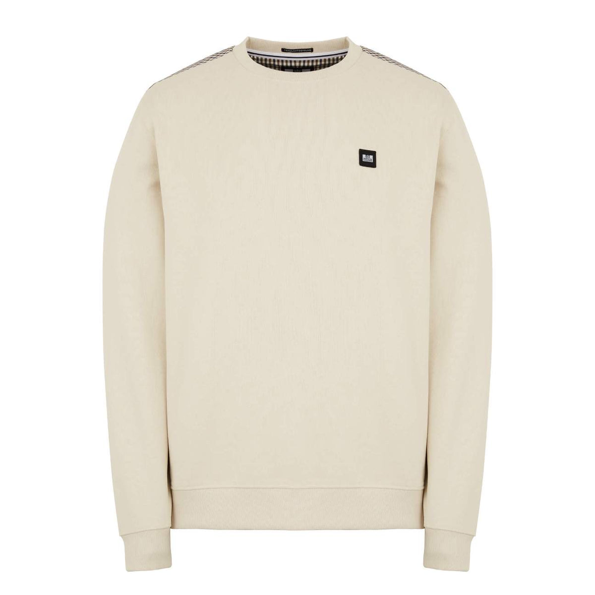 Weekend Offender Logo Mens Cream Sweater