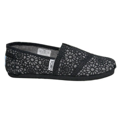 Toms Classic Black Kids Espadrilles