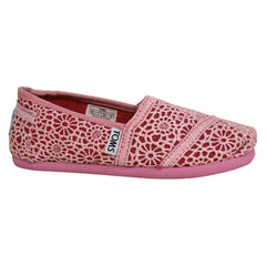 Toms Classic Pink Kids Espadrilles