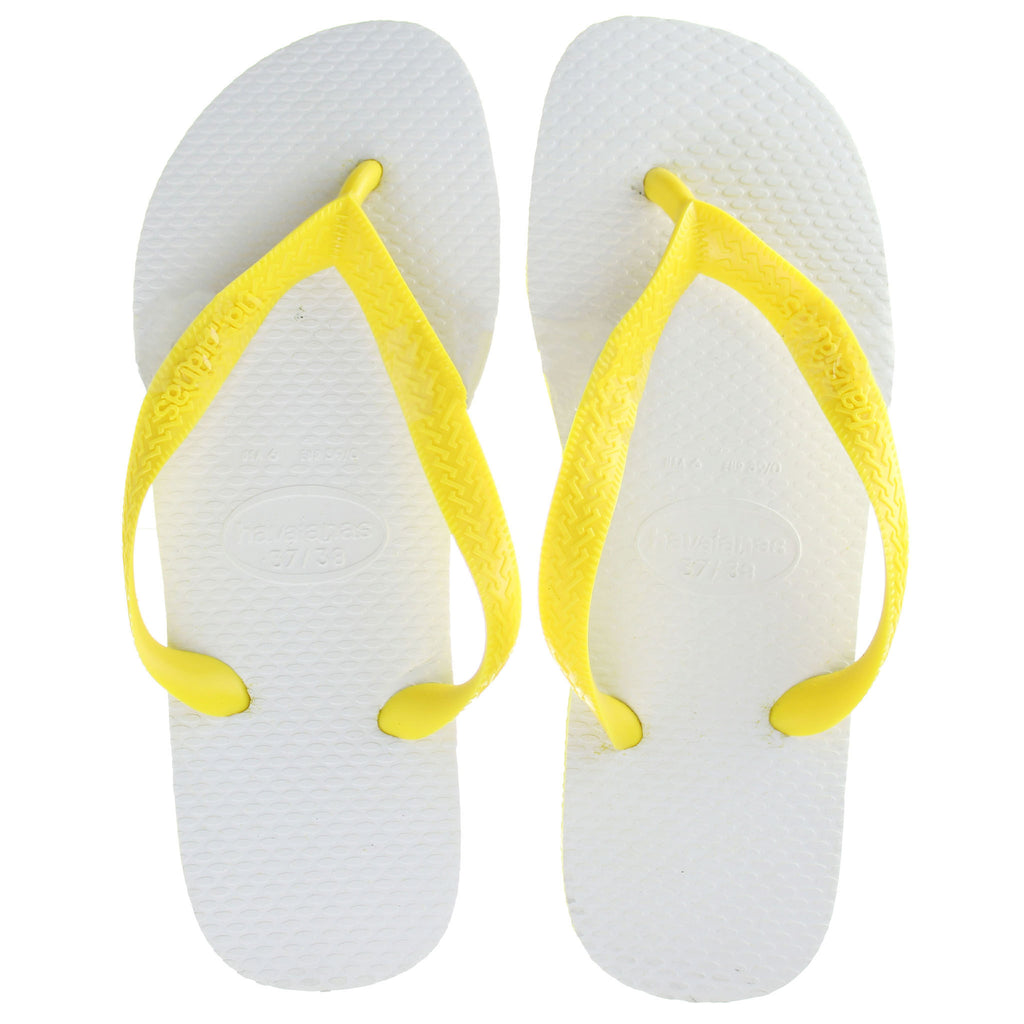 Havaianas Tradi Zori Mens White Flip-Flops