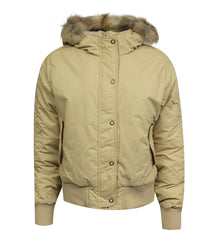 Fila Waterproof Womens Beige Ski Coat