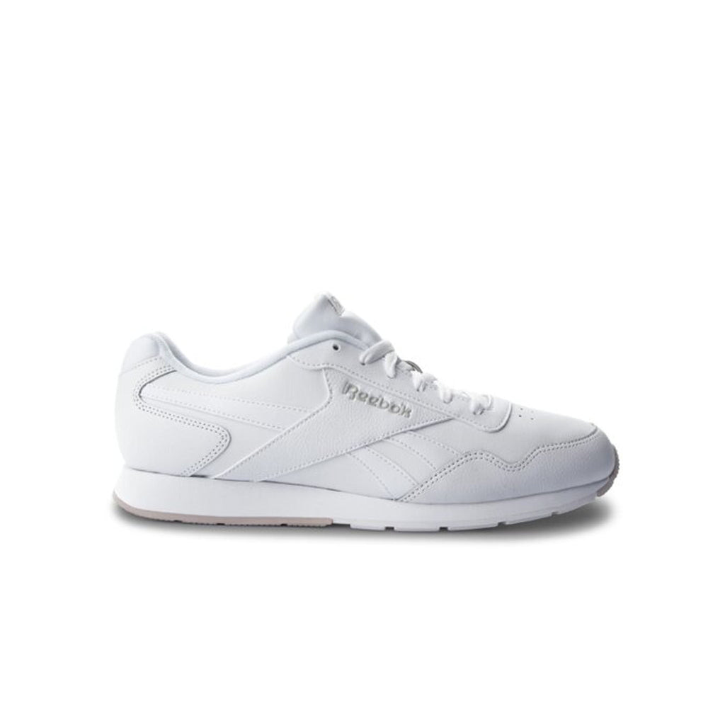 Reebok Royal Glide Lace-Up White Smooth Leather Mens Trainers V53955