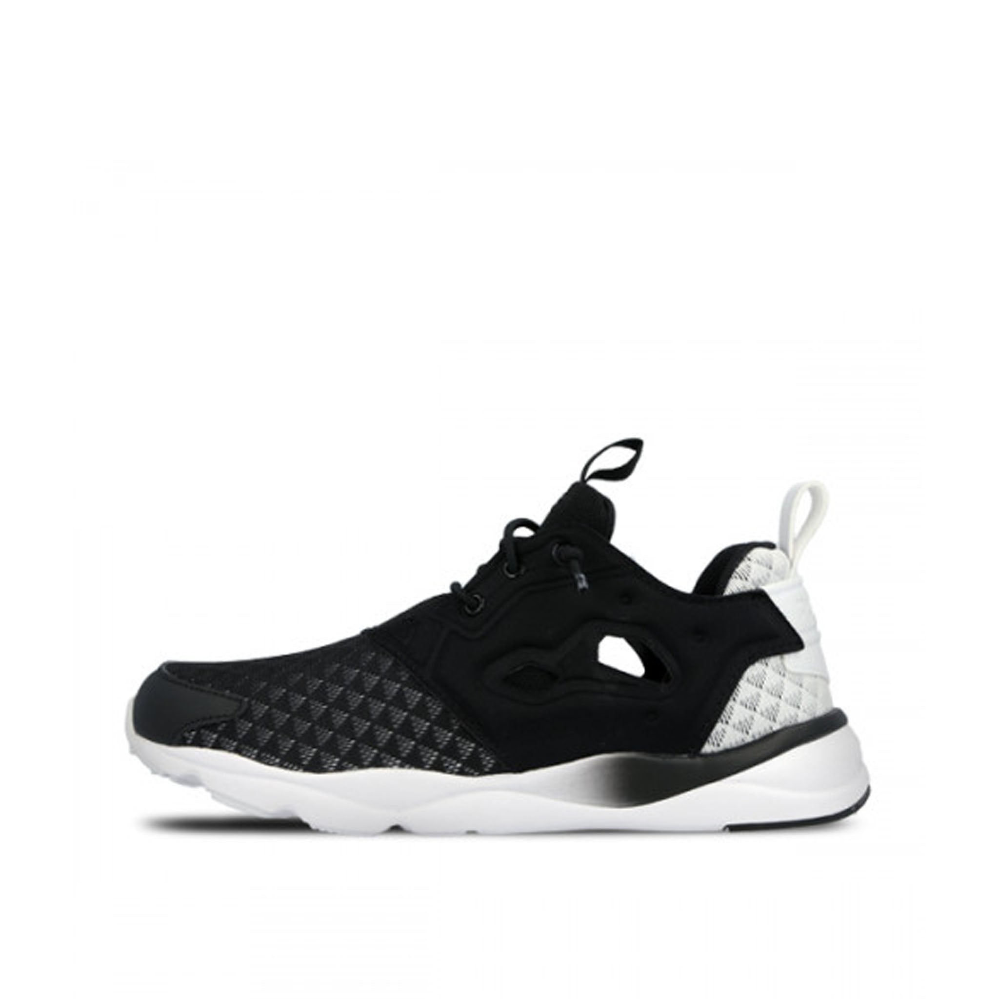 Reebok Furylite Sheer Lace-Up Black Synthetic Womens Trainers V62121