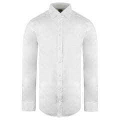 Armani Collezioni Mens White Slim Fit Shirt