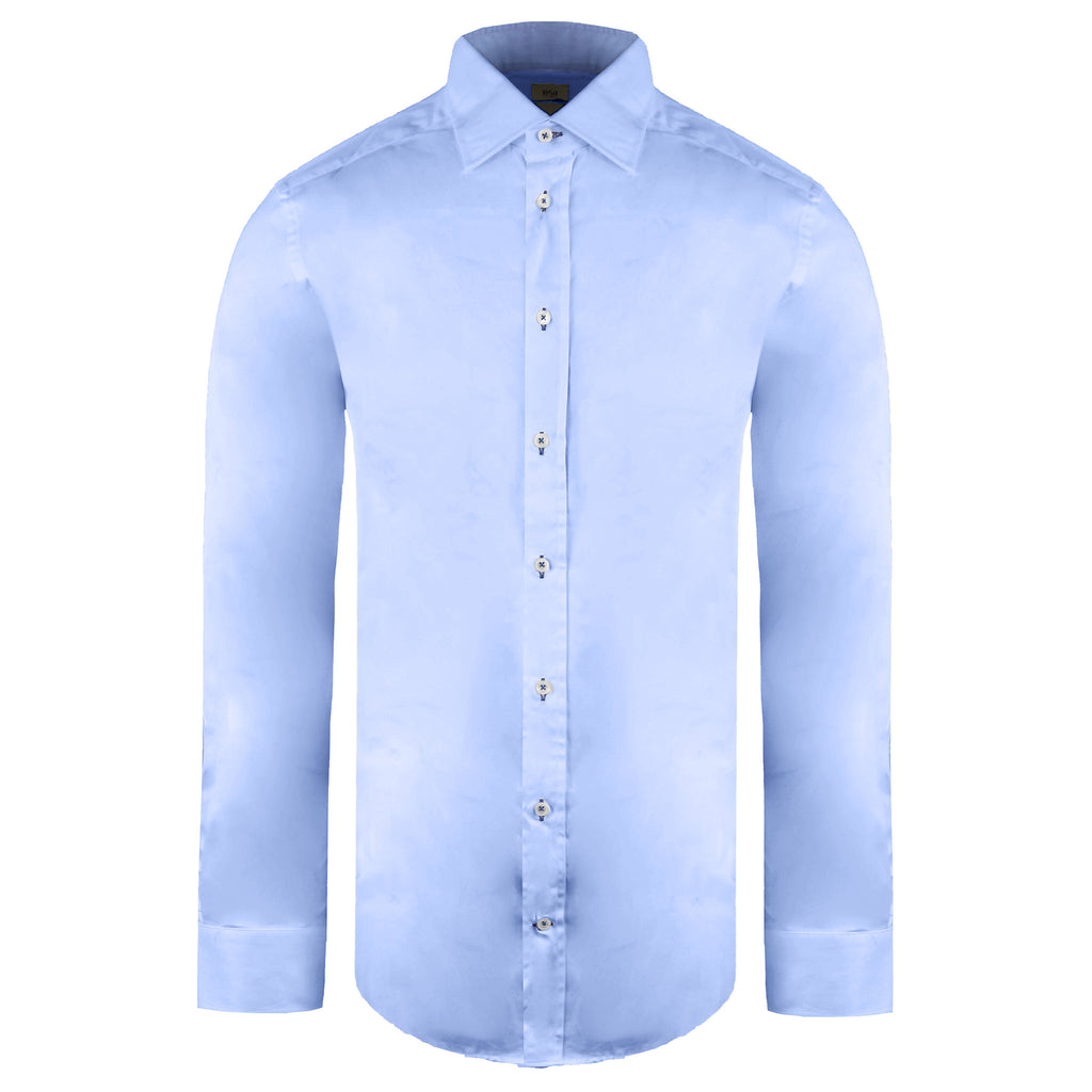 Armani Collezioni Mens Light Blue Shirt