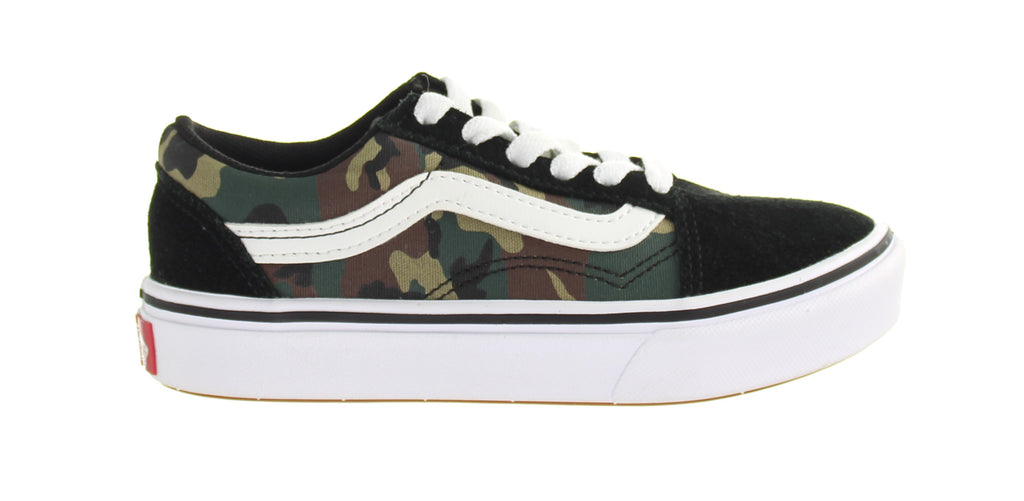 Vans ComfyCush Old Skool Kids Black Plimsolls