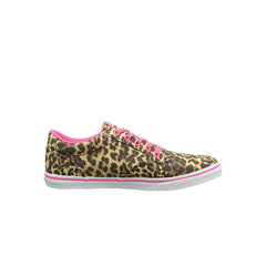 Vans Low Top Lace-Up Brown Canvas Womens Plimsolls VO2AUV