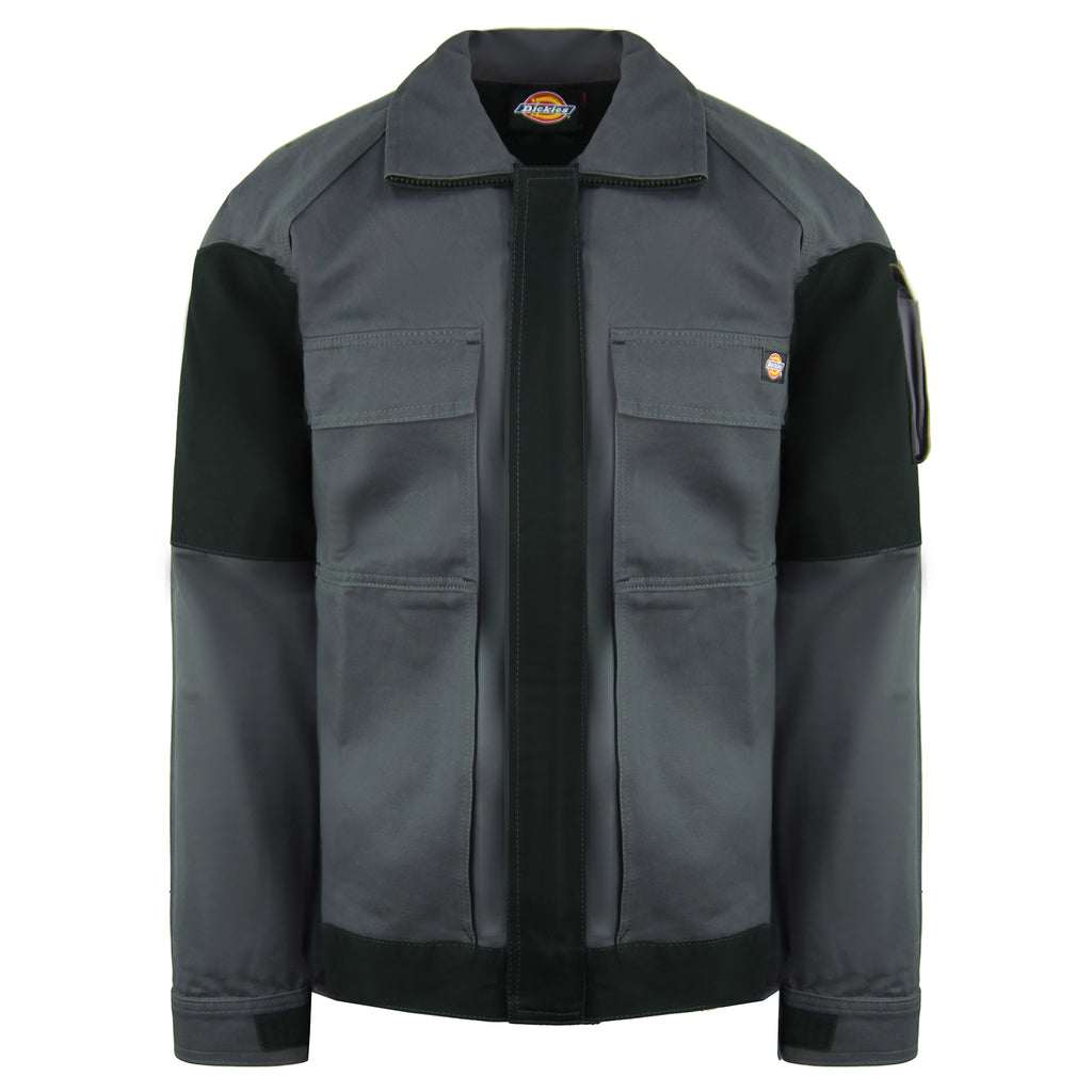 Dickies Grafter Duo Tone Mens Grey/Black Work Wear Jacket