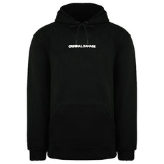 Criminal Damage Worldwide Mens Black Hoodie