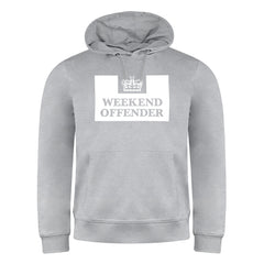 Weekend Offender Long Sleeve Pullover Grey Mens HM Service Classics Hoodie WOHD100 GREY MARL