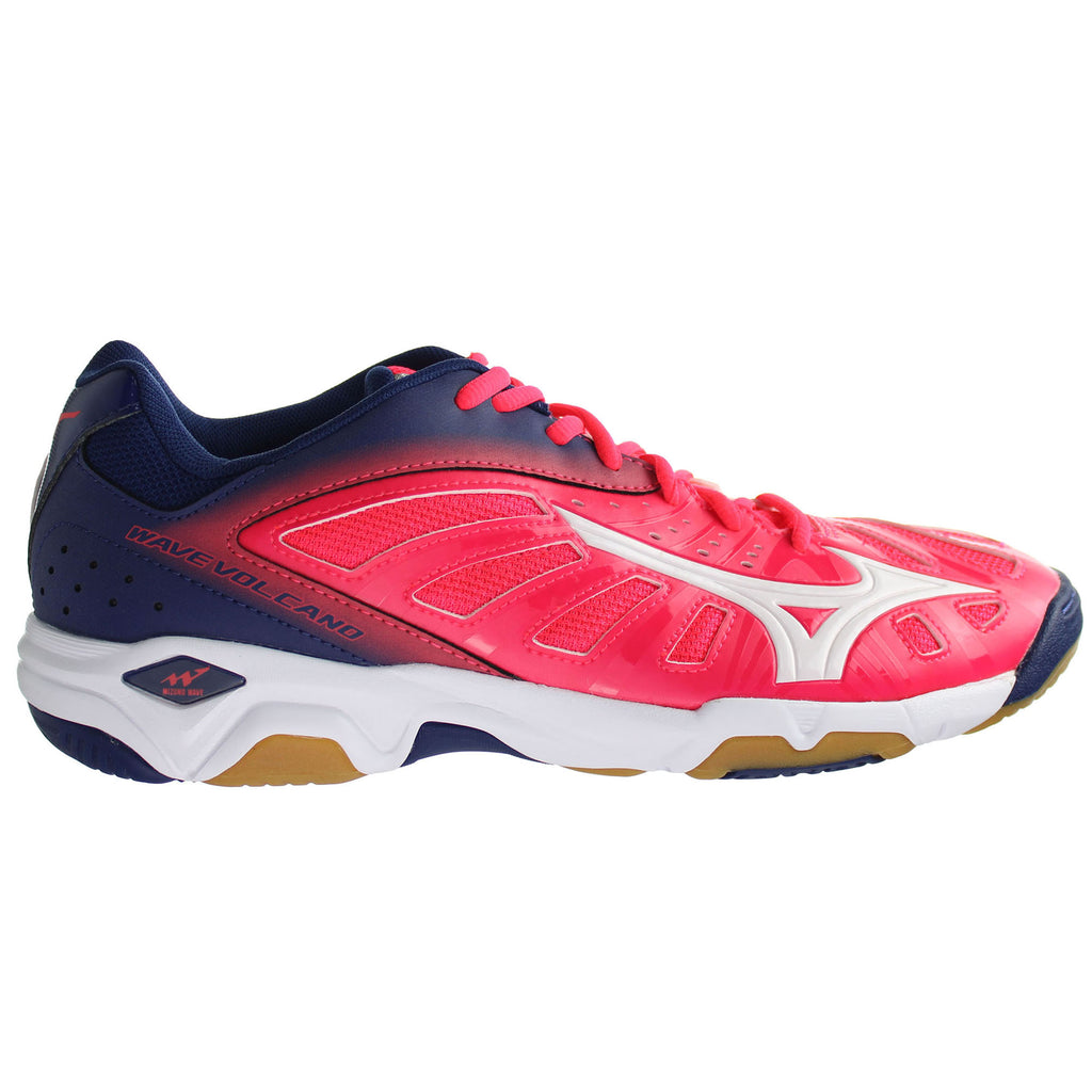 Mizuno Indoor Wave Volcano Womens Pink Handball Shoes