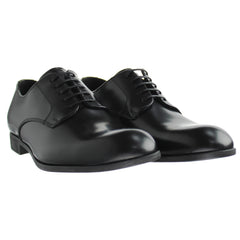 Emporio Armani Formal Mens Black Shoes