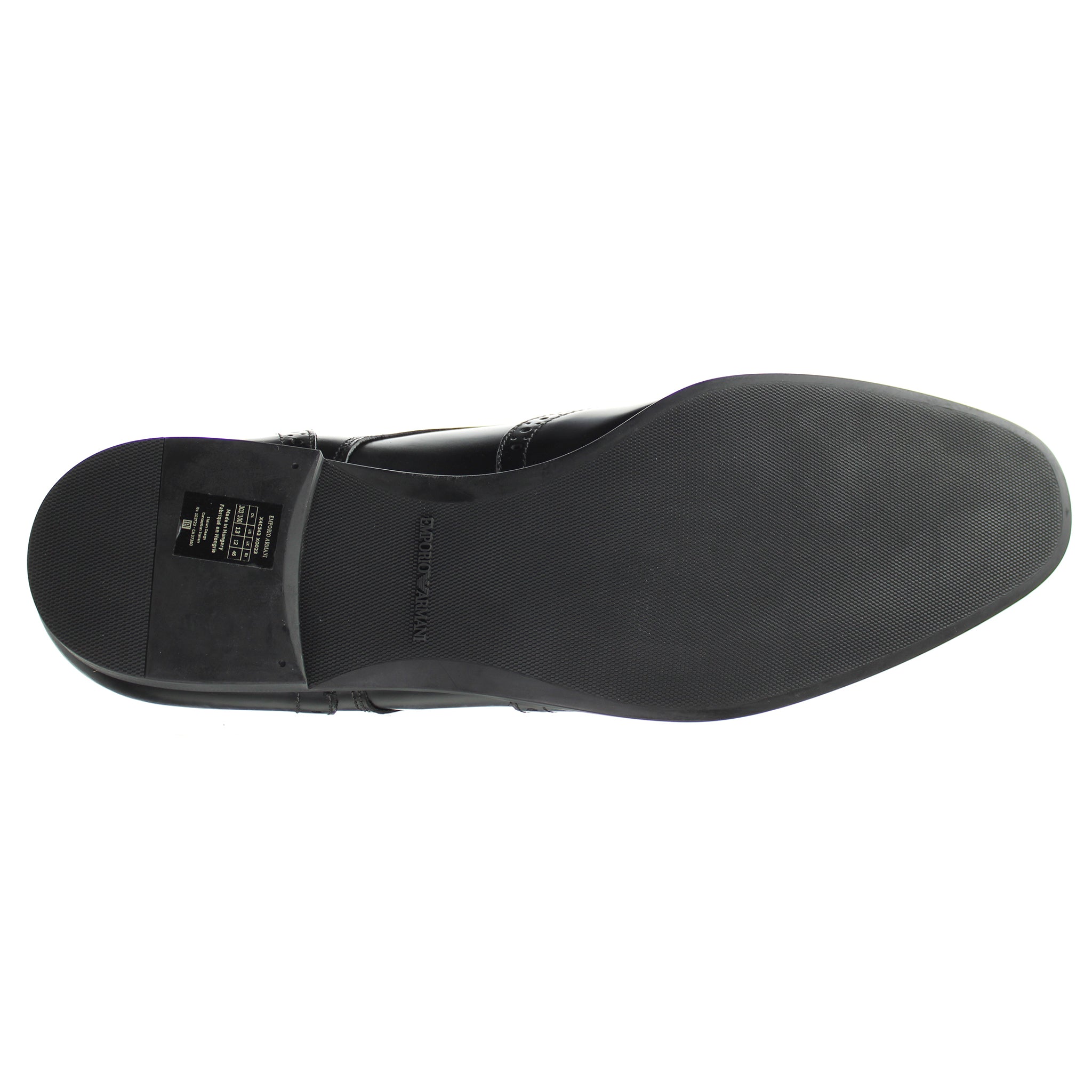 Emporio Armani Formal Mens Black Shoes