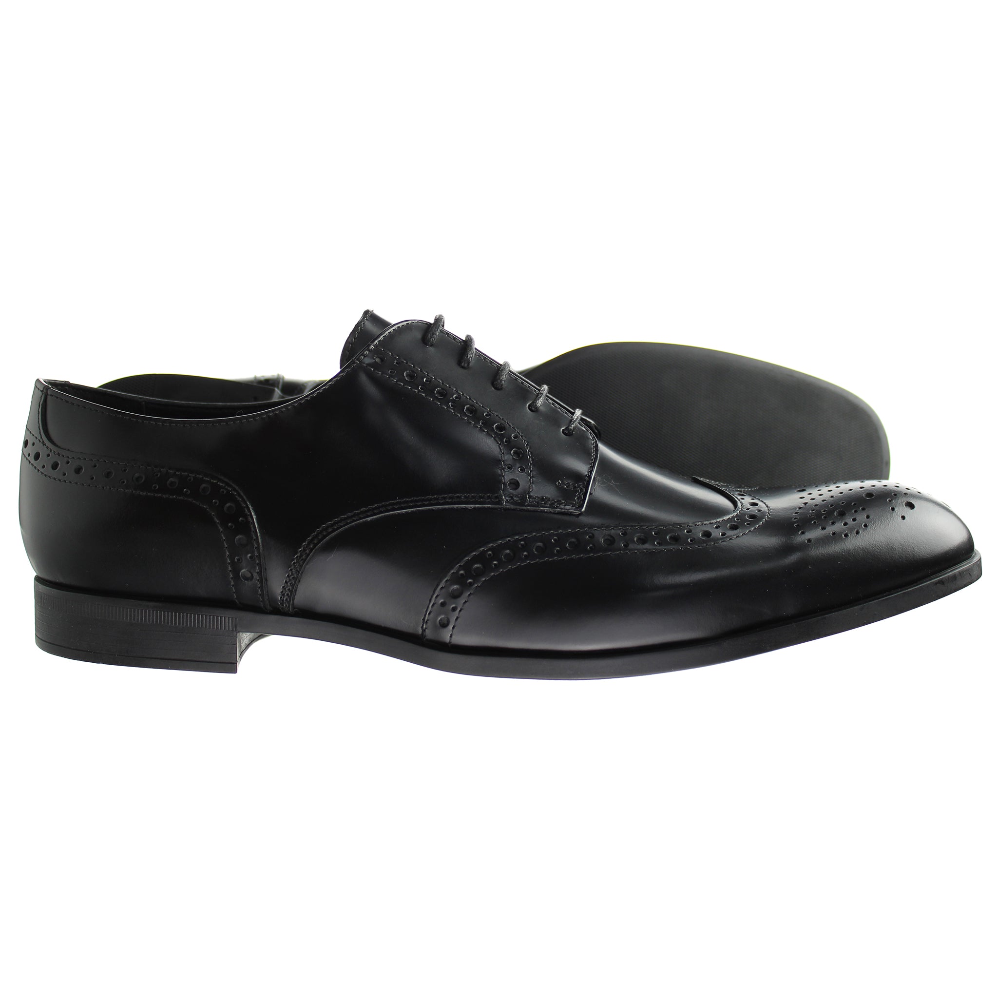 Emporio Armani Formal Mens Black Shoes