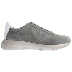 Emporio Armani Mens Grey Trainers