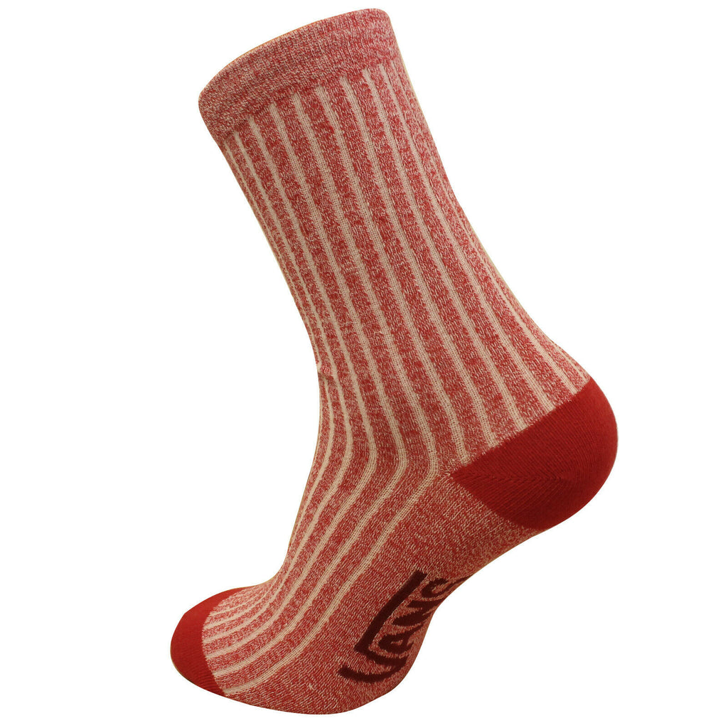 Vans Off The Wall Sloucher Red Socks - Womens