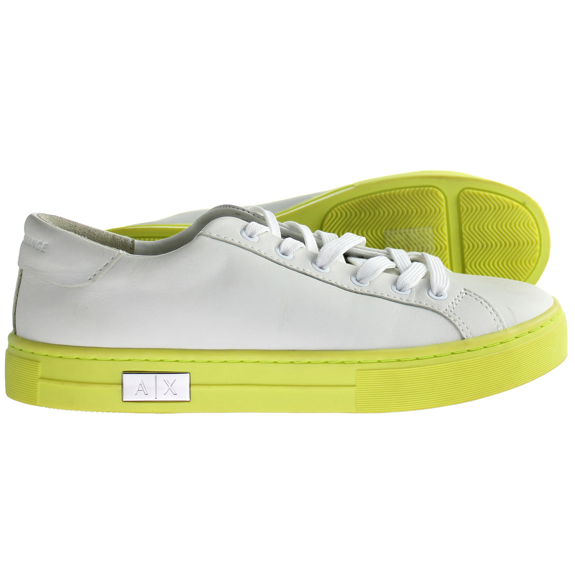 Armani Exchange Womens Off White Trainers