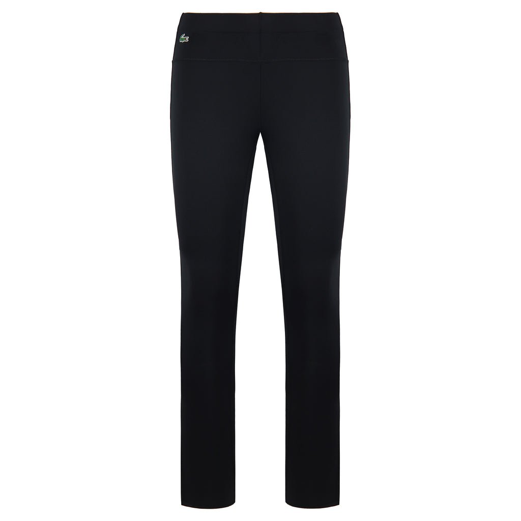 Lacoste Stretch Sport Womens Black Track Pants