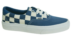 Vans Off The Wall Era Checkerboard Mens Blue Plimsolls